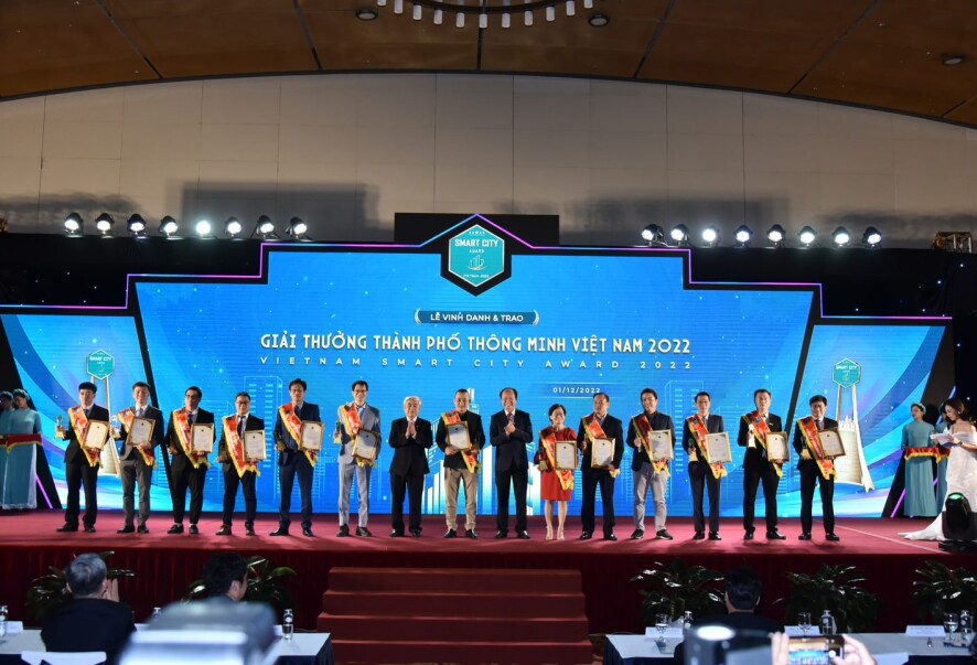 VOTO và VTAG được vinh danh tại lễ trao giải “Thành phố thông minh 2022”
