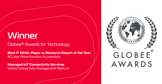 Viettel High Tech received two awards at the Globee Awards for Technology 2024