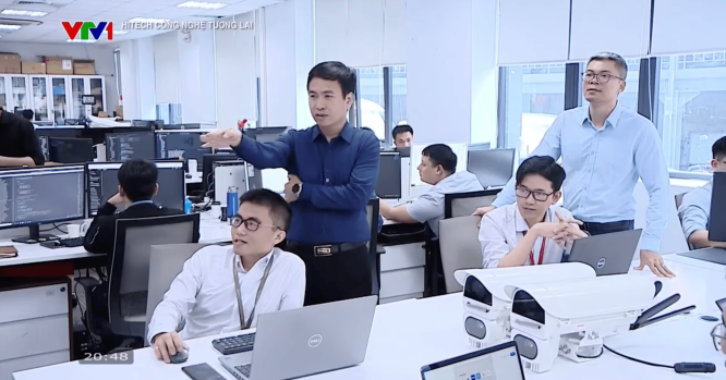 Viettel High Tech appeared on the VTV1 series “HiTech - Công nghệ tương lai.”