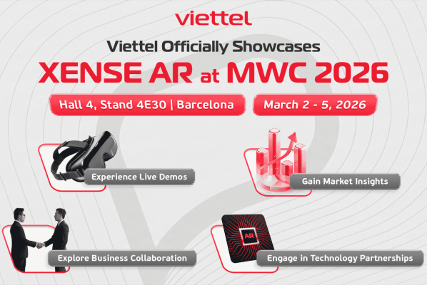 Viettel Xense AR chính thức góp mặt tại MWC 2026 Barcelona