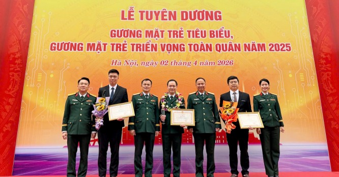 Viettel High Tech có 2 cá nhân được tuyên dương “Gương mặt trẻ triển vọng toàn quân” 2025