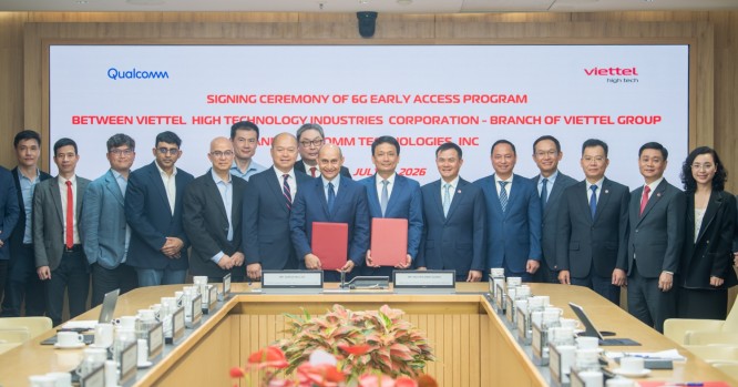 Viettel High Tech là đối tác đầu tiên tham gia Chương trình Truy cập sớm nền tảng 6G Qualcomm