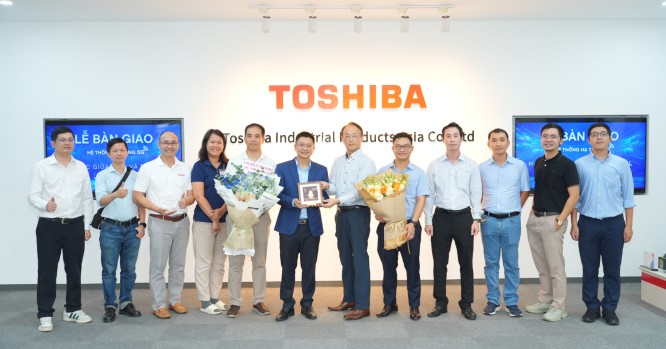 Viettel High Tech triển khai thành công mạng 5G Private tại nhà máy Toshiba