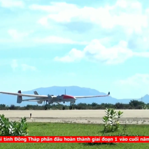 Bay thử nghiệm UAV tác chiến đa năng do Viettel High Tech nghiên cứu, phát triển