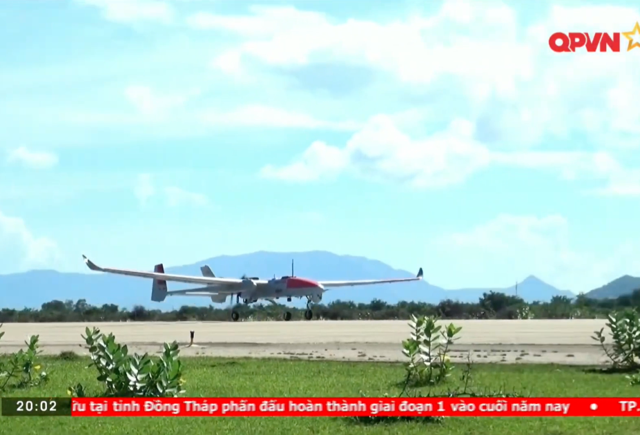 Bay thử nghiệm UAV tác chiến đa năng do Viettel High Tech nghiên cứu, phát triển