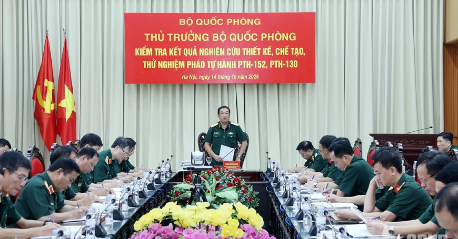 Khẩn trương hoàn thiện, nghiệm thu pháo tự hành PTH-152<