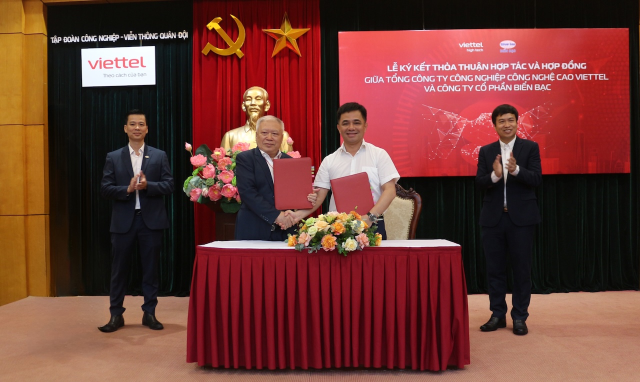 Viettel High Tech ký kết hợp tác cùng Biển Bạc