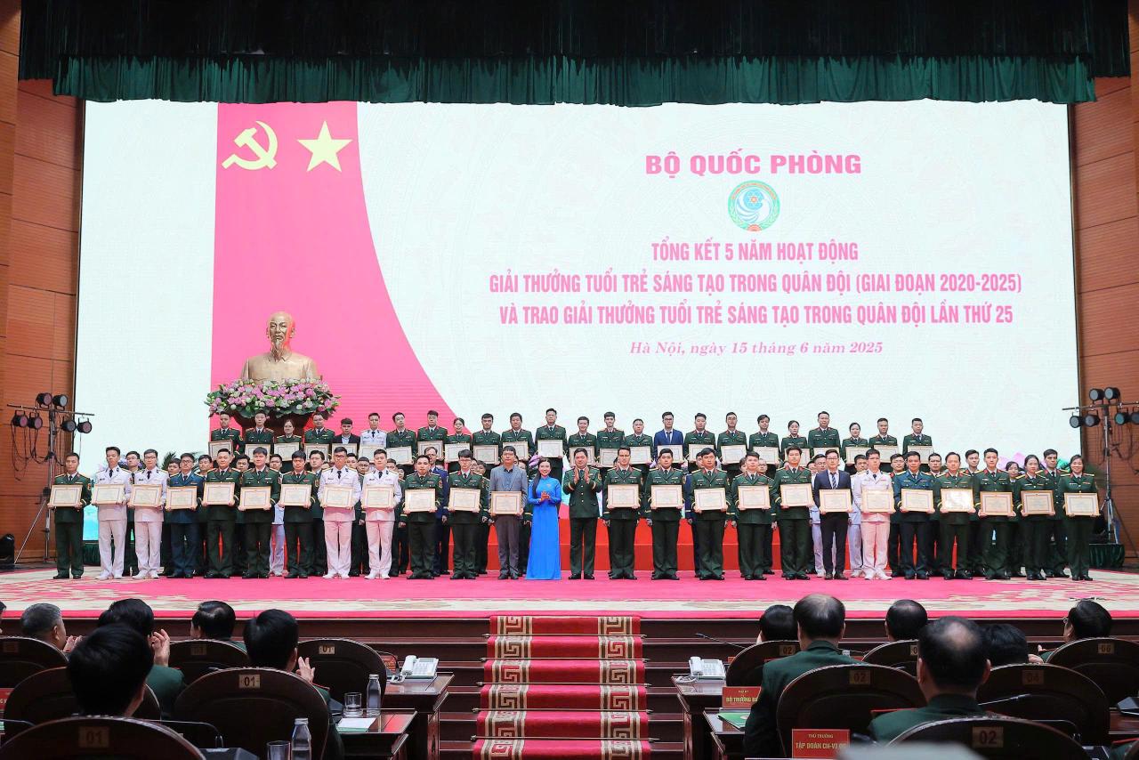 Viettel High Tech nhận 2 giải thưởng Tuổi trẻ sáng tạo toàn quân lần thứ 25